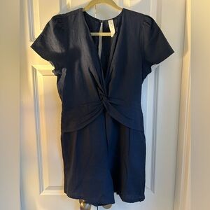 Anthropologie navy romper, size small, worn once